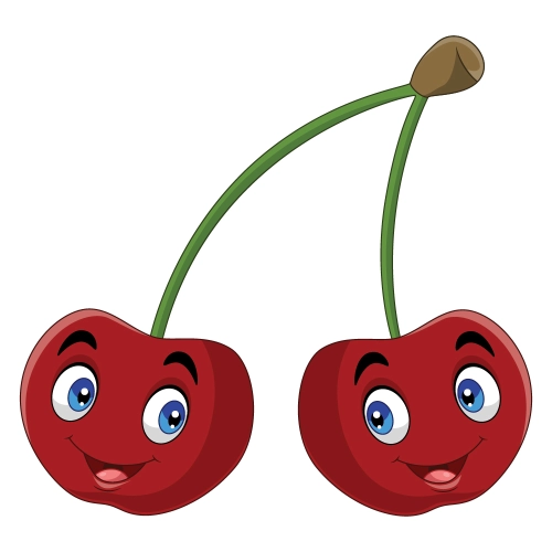 Craft Supply Classroom Cutout | Cartoon or Plain Cherry Fruit Cutout